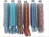 Woven Dance Ceremonial Sash Belt 2 1/4 x 82 Inches