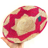 Woven Southwestern Basket, Bohemian Decor (13.5")