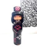 8" Miyakawa Kunio Vintage Kokeshi Doll/ Japanese Traditional Art, Wooden Doll