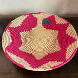 Woven Southwestern Basket, Bohemian Decor (13.5")