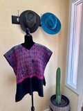 Vintage Guatemalan Handwoven Huipil Poncho, Ethnic Wear