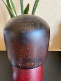 Large Usaburo Kokeshi Doll, Hand-Painted Wooden Folk Art (9.5")