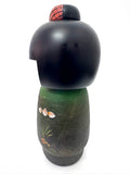 10'' Vintage Traditional Japanese Wooden Kokeshi Doll (Large and Heavy)