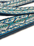 Woven Dance Ceremonial Sash Belt 2 1/4 x 82 Inches