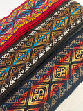 Woven Dance Ceremonial Sash Belt 2 1/4 x 82 Inches