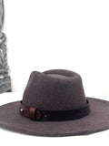 Leather Hat-band with Beaded Work, Adjustable, Cowgirl / Cowboy Hat Accessory