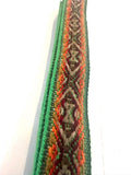 Woven Dance Ceremonial Sash Belt 1 w. x 62.5 l. Inches