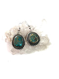 Vintage Sterling Silver Royston Turquoise Earrings