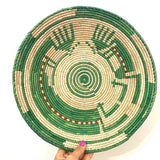 Woven Kokopeli Basket: 14.5" Southwestern Boho Wall Decor