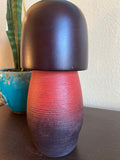10" Vintage Japanese Kokeshi Doll, Hand-Carved Kimono Art