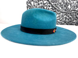 Leather Hat-band with Beaded Work, Adjustable, Cowgirl / Cowboy Hat Accessory
