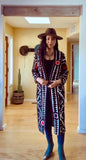 Suzani Vintage Fully Embroidered Kimono Size M