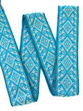 Woven Dance Ceremonial Sash Belt 2 1/4 x 82 Inches