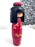 9'' Vintage Traditional Japanese Wooden Kokeshi Doll