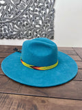 Beaded Hatband with Adjustable Leather Ties, Cowboy, Cowgirl Hat Accessory