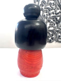7" Kokeshi Doll /Japanese Art/ Wood Carved Girl Doll, Limited Rare