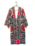 Suzani Vintage Fully Embroidered Kimono Size M/L,