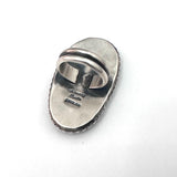 Sterling Silver & Turquoise Ring By Navajo Artist Chimney Butte