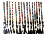 Beaded Hatband with Adjustable Leather Ties, Cowboy, Cowgirl Hat Accessory