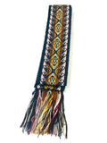 Woven Dance Ceremonial Sash Belt 2 1/4 x 82 Inches