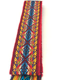 Woven Dance Ceremonial Sash Belt 2 1/4 x 82 Inches