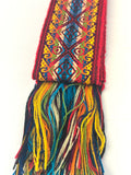 Woven Dance Ceremonial Sash Belt 2 1/4 x 82 Inches