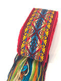 Woven Dance Ceremonial Sash Belt 2 1/4 x 82 Inches