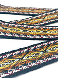 Woven Dance Ceremonial Sash Belt 2 1/4 x 82 Inches