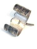 Navajo Bobby Johnson Heavy Sterling Silver & Turquoise Cuff Bracelet, Dragonfly Design