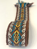Woven Dance Ceremonial Sash Belt 2 1/4 x 82 Inches