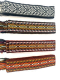 Woven Dance Ceremonial Sash Belt 2 1/4 x 82 Inches
