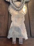 Vintage Ceremonial Navajo Sterling Silver LARRY MOSES BEGAY Turquoise Kachina Necklace