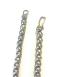 Vintage Sterling Silver  & Natural Morenci Turquoise Squash Blossom Necklace