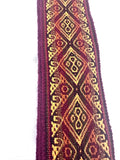 Woven Dance Ceremonial Sash Belt 2 1/4 x 82 Inches