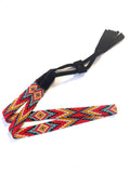 Beaded Hatband with Adjustable Leather Ties, Cowboy, Cowgirl Hat Accessory