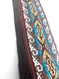 Woven Dance Ceremonial Sash Belt 2 1/4 x 82 Inches