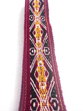 Woven Dance Ceremonial Sash Belt 1 w. x 62.5 l. Inches