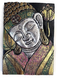 Hand Carved Buddha Wooden Wall Art, Zen Decor