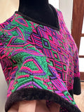 Vintage Guatemalan Handwoven Huipil Poncho, Ethnic Wear