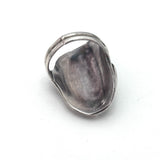 Size 6.25  Vintage Southwestern Sterling Silver Turquoise Ring (A030)