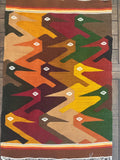 South American Tapestry, Ecuador, Otavalo. Wall Hanging Tapestry. Wool Rug