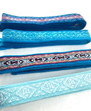 Woven Dance Ceremonial Sash Belt 1 w. x 62.5 l. Inches