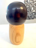 Usaburo Japanese Kokeshi Doll with Flowers