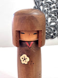 7'' Vintage Kokeshi Doll/ Japanese Traditional Art. Wooden Doll