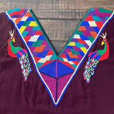Guatemalan Embroidered Blouse/ Festival Top/ Summer Boho Blouse