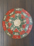 13.5” Shallow Woven Basket, Southwestern Style Decor