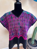 Vintage Guatemalan Handwoven Huipil Poncho, Ethnic Wear
