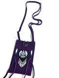 Small Handmade Medicine Leather Bag with Seed Bead Work