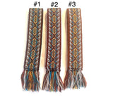 Woven Dance Ceremonial Sash Belt 2 1/4 x 82 Inches