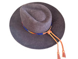 Beaded Hatband with Adjustable Leather Ties, Cowboy, Cowgirl Hat Accessory